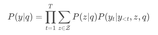 RAG token formulation